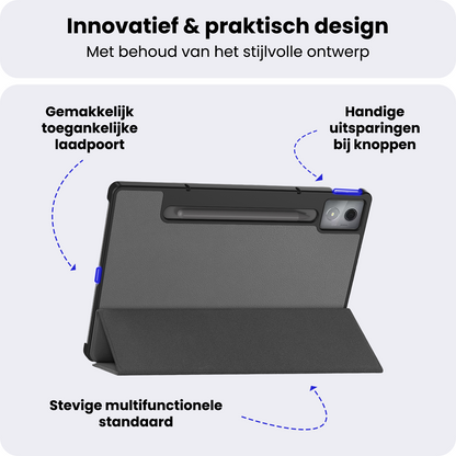 Lenovo Idea Tab Pro Trifold Bookcase Hoes - Grijs