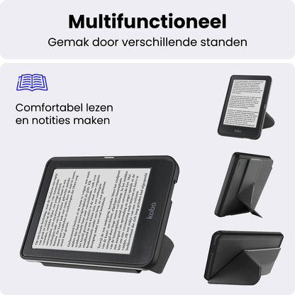 Kobo Clara HD Trifold Bookcase Hoes - Zwart