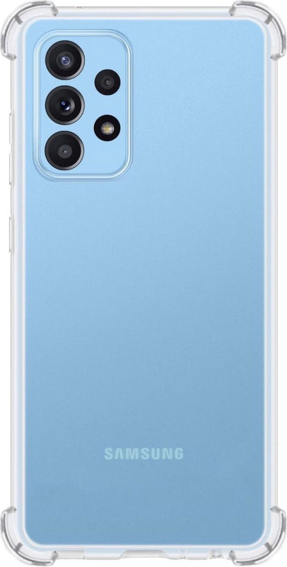 Samsung A52 Hoesje Shockproof Backcover Siliconen - Transparant