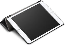 iPad Mini 5 Trifold Bookcase Hoes - Zwart