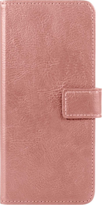 Samsung S21 Hoesje Bookcase Cover met Kaarthouder - Rosé goud
