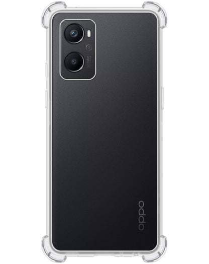 OPPO A76 Hoesje Shockproof Backcover Siliconen - Transparant