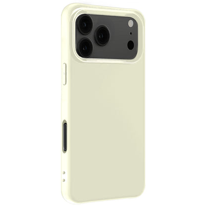 iPhone 17 Pro Max Hoesje Siliconen Backcover Lichtgewicht - Wit