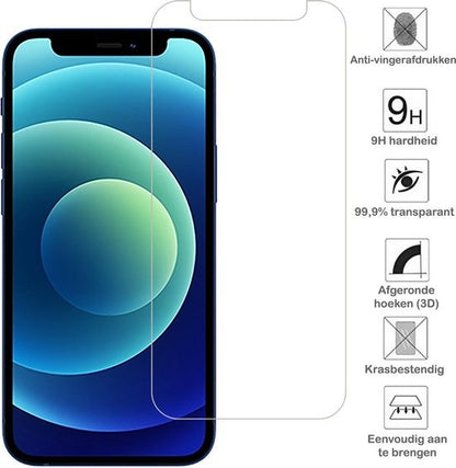 iPhone 12 Mini Screenprotector Gehard Glas - Anti-kras