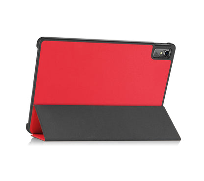 Lenovo Tab M10 5G Trifold Bookcase Hoes - Rood