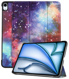 iPad Air 2024 / 2025 (11 inch) Trifold Bookcase Hoes - Galaxy