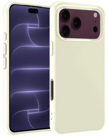 iPhone 18 Pro Max Hoesje Siliconen Backcover Lichtgewicht - Wit