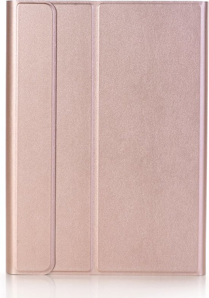 iPad 10.2 2020 Toetsenbord Hoes met Uitneembaar toetsenbord - Rosé goud