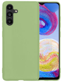 Samsung A04s Hoesje Siliconen Backcover Lichtgewicht - Groen