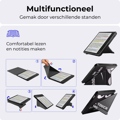 Kobo Libra Colour Trifold Bookcase Hoes - Don't Touch Me