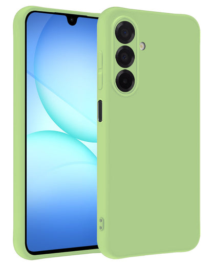 Samsung A17 Hoesje Siliconen Backcover Lichtgewicht - Groen