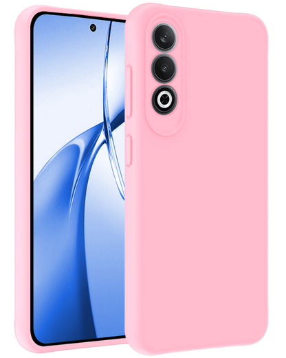 OnePlus Nord CE 4 Hoesje Siliconen Backcover Lichtgewicht - Lichtroze