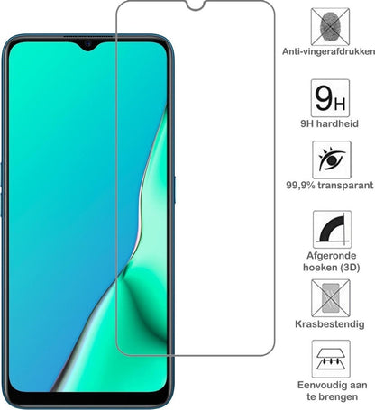 OPPO A5 2020 Screenprotector Gehard Glas - Anti-kras