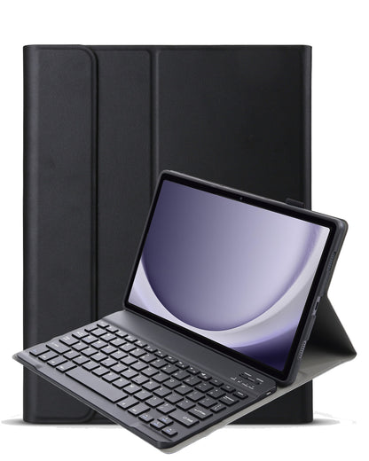 Samsung Galaxy Tab A9 Plus Toetsenbord Hoes met Uitneembaar toetsenbord - Zwart