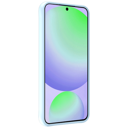 Samsung S24 FE Hoesje Siliconen Backcover Lichtgewicht - Lichtblauw