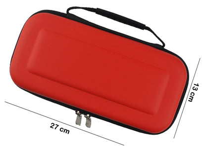 Nintendo Switch OLED Hard Cover Hoes met Spellen ruimte -Rood