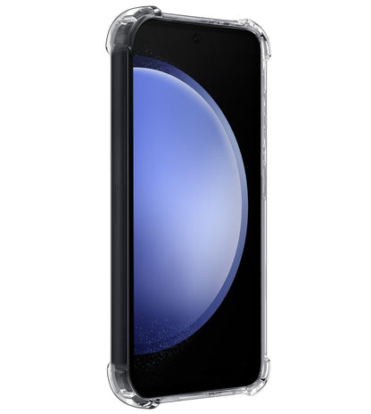 Samsung S23 FE Hoesje Shockproof Backcover Siliconen - Transparant