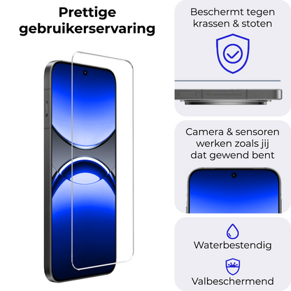 OPPO Find X8 Screenprotector Gehard Glas - Anti-kras