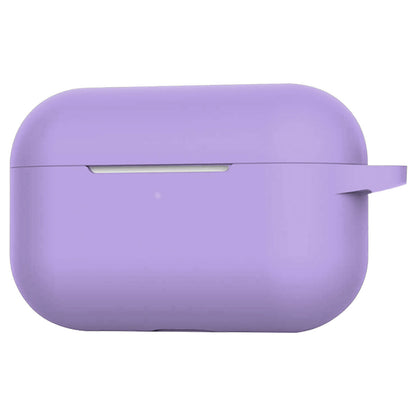 AirPods Pro 2 Hoesje Siliconen met Clip - Lila