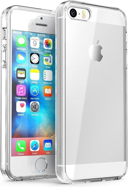 iPhone 5/5s/5SE Hoesje Siliconen Backcover Lichtgewicht - Transparant