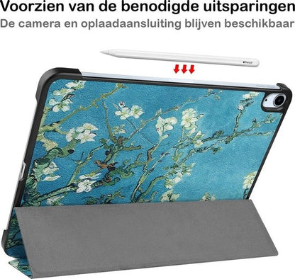 iPad Air 2020 Hoesje Book Case - Bloesem