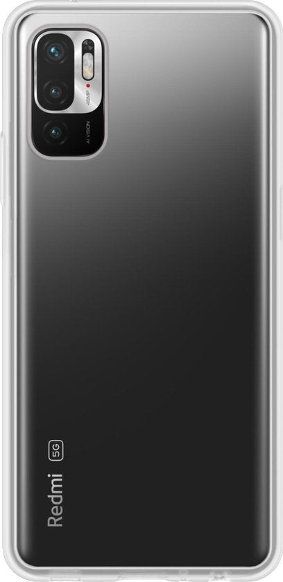 Xiaomi Redmi Note 10 5G Hoesje Siliconen Backcover Lichtgewicht - Transparant