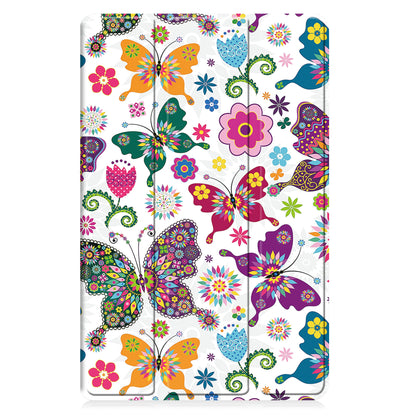 Samsung Galaxy Tab A9 Plus Trifold Bookcase Hoes - Vlinders