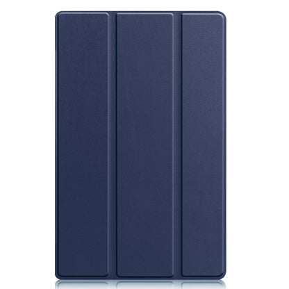 Lenovo Tab M10 Plus 3rd Gen Trifold Bookcase Hoes - Donkerblauw
