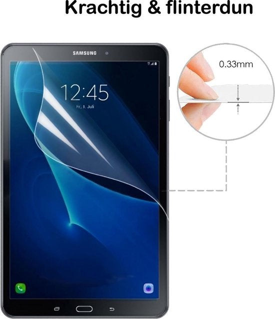 Screenprotector Folie Geschikt voor Samsung Galaxy Tab E 9.6 2015 Screen Protector Folie TPU Soft Touch