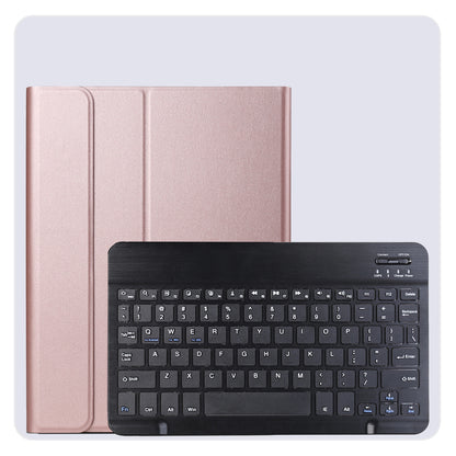 Samsung Galaxy Tab A9 Toetsenbord Hoes met Uitneembaar toetsenbord - Rosé goud