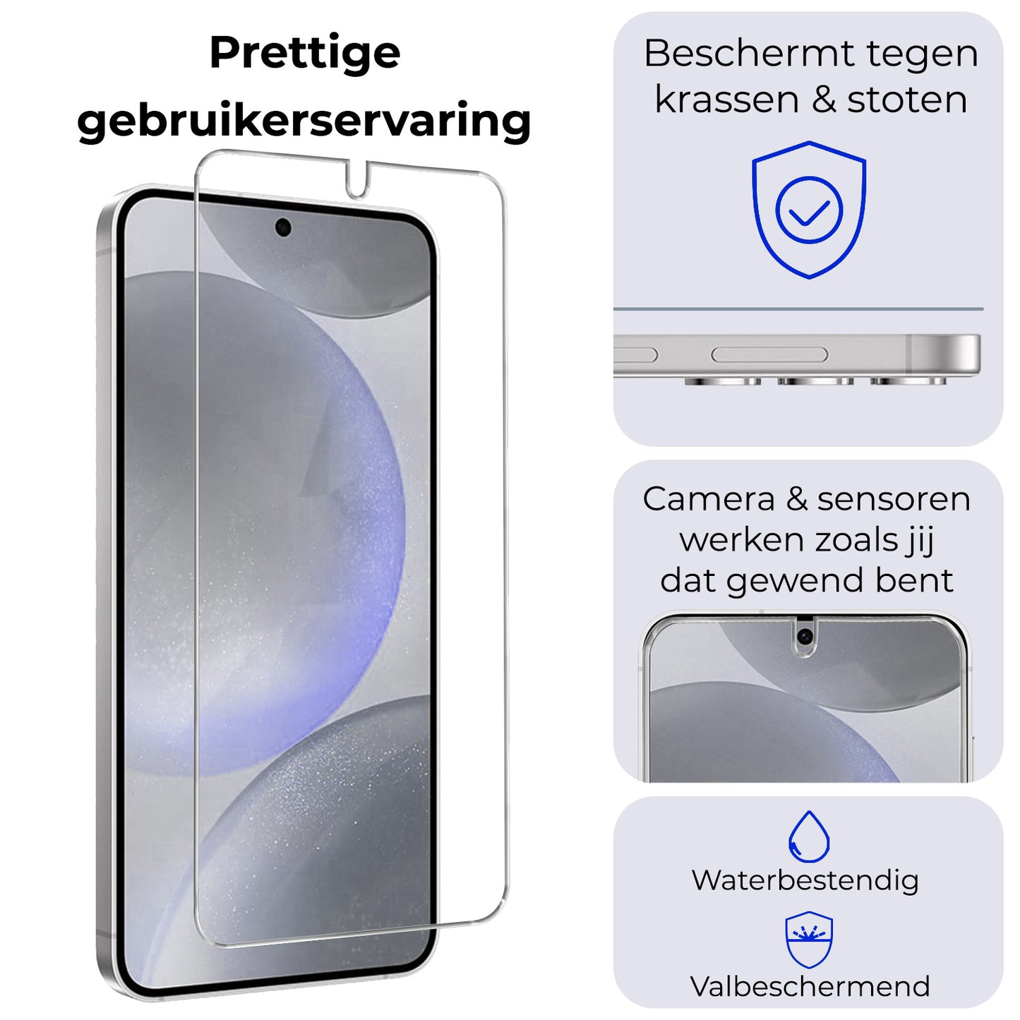 Samsung S24 Plus Screenprotector Tempered Glass