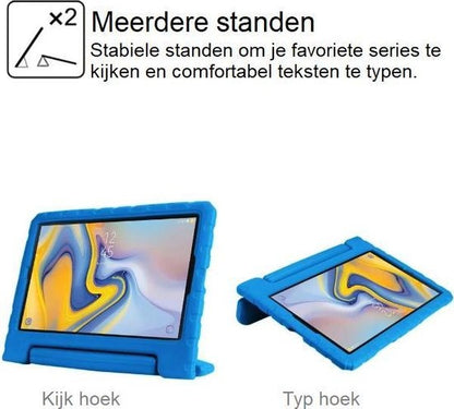 iPad 2/3/4 Kinderhoes Shockabsorberend Foam - Blauw