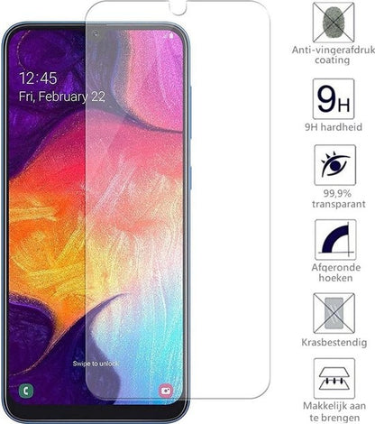Samsung Galaxy A20/A30/A50 Screenprotector Gehard Glas - Anti-kras