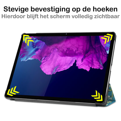 Lenovo Tab P11 Plus Hoesje Book Case - Bloesem