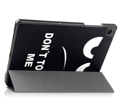 Samsung Galaxy Tab A9 Plus Trifold Bookcase Hoes - Don't Touch Me