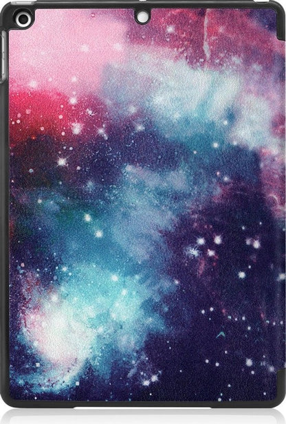 iPad 10.2 2020 Trifold Bookcase Hoes - Galaxy