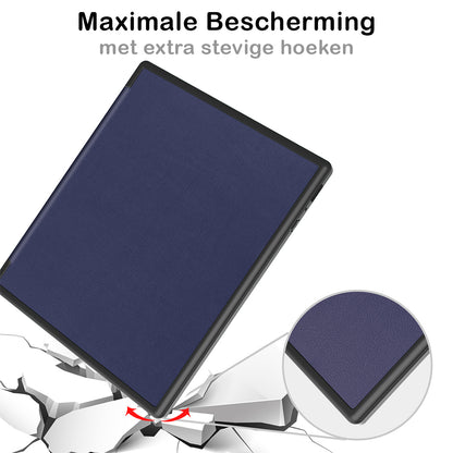 Kobo Elipsa 2E Trifold Bookcase Hoes - Donkerblauw