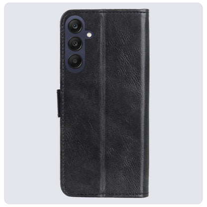 Samsung A25 Hoesje Bookcase Cover met Kaarthouder - Zwart