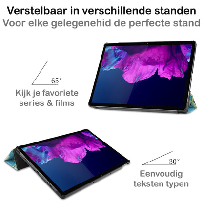 Lenovo Tab P11 Plus Hoesje Book Case - Bloesem