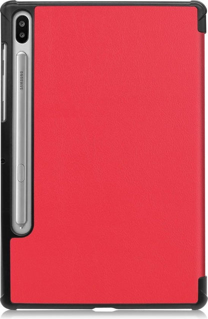 Samsung Galaxy Tab S6 Hoesje Book Case - Rood