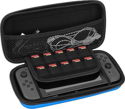 Nintendo Switch Lite Hard Cover Hoes met Koord - Blauw