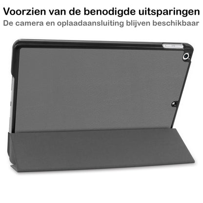 iPad 10.2 2021 Hoesje Book Case - Grijs