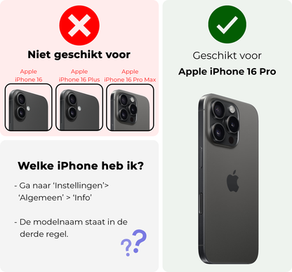 iPhone 16 Pro Hoesje Met Telefoonkoord en Pasjeshouder Siliconen - Felblauw