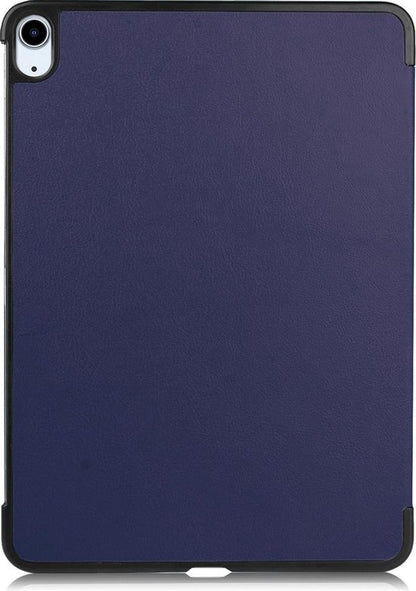 iPad Air 2020 Trifold Bookcase Hoes - Donkerblauw