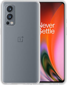 OnePlus Nord 2 Hoesje Siliconen Backcover Lichtgewicht - Transparant
