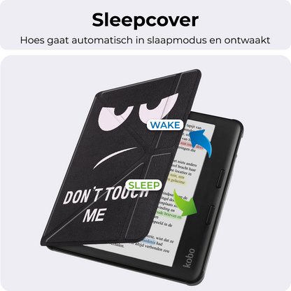 Kobo Libra Colour Trifold Bookcase Hoes - Don't Touch Me