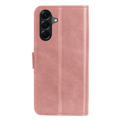 Samsung A36 Hoesje Bookcase Cover met Kaarthouder - Rosé goud