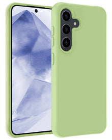 Samsung A55 Hoesje Siliconen Backcover Lichtgewicht - Groen