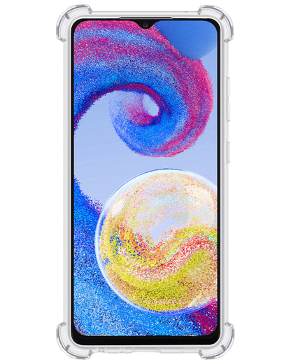 Samsung A04s Hoesje Kaarthouder Backcover Shockproof - Transparant
