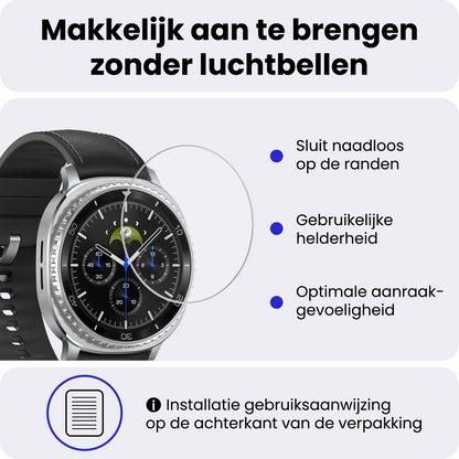 Samsung Watch 8 Classic (46 mm) Screenprotector Gehard Glas - Anti-kras